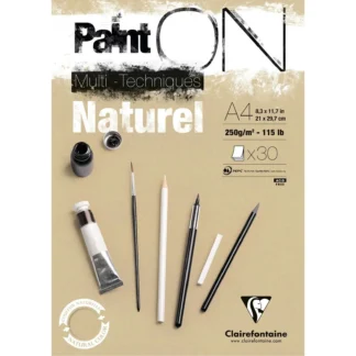 Clairefontaine • PaintON Mixed Media Paper 250g A4 Natural 30x