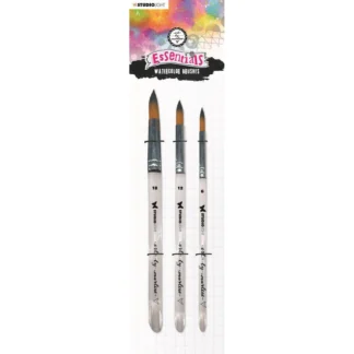 Studio Light • Essentials Watercolor Brushes Set of 3