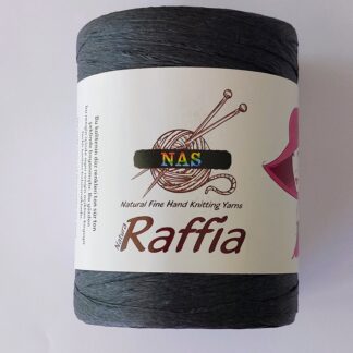 Raffia Papirgarn D45 mørk grå