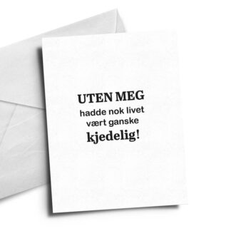 Kort Uten Meg