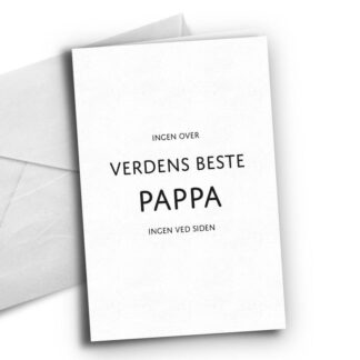 Kort Verdens beste pappa