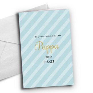 Kort Pappa - du er elsket