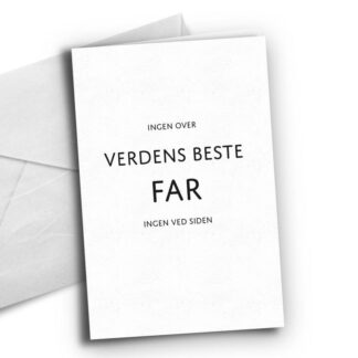 Kort Verdens beste far