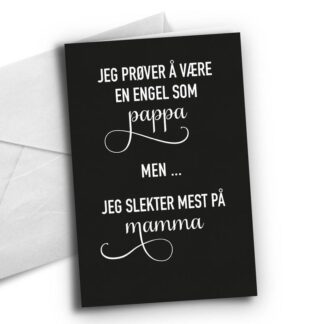 Kort Engel-som-pappa
