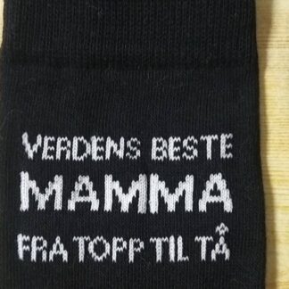 Verdens beste mamma strømper